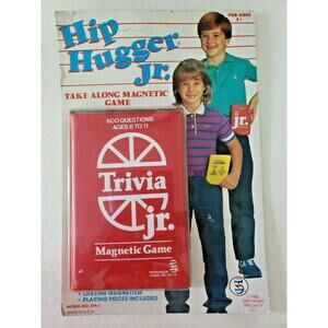 Vintage 1984 Hip Hugger Jr Take Along Magnetic Trivia Jr. Game Sealed U148